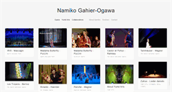 Desktop Screenshot of namikogahier.com