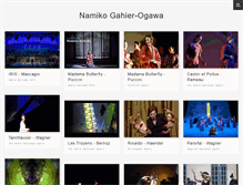 Tablet Screenshot of namikogahier.com